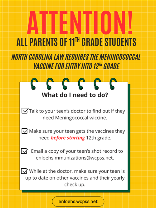 MCV Vaccine requirement for rising seniors
